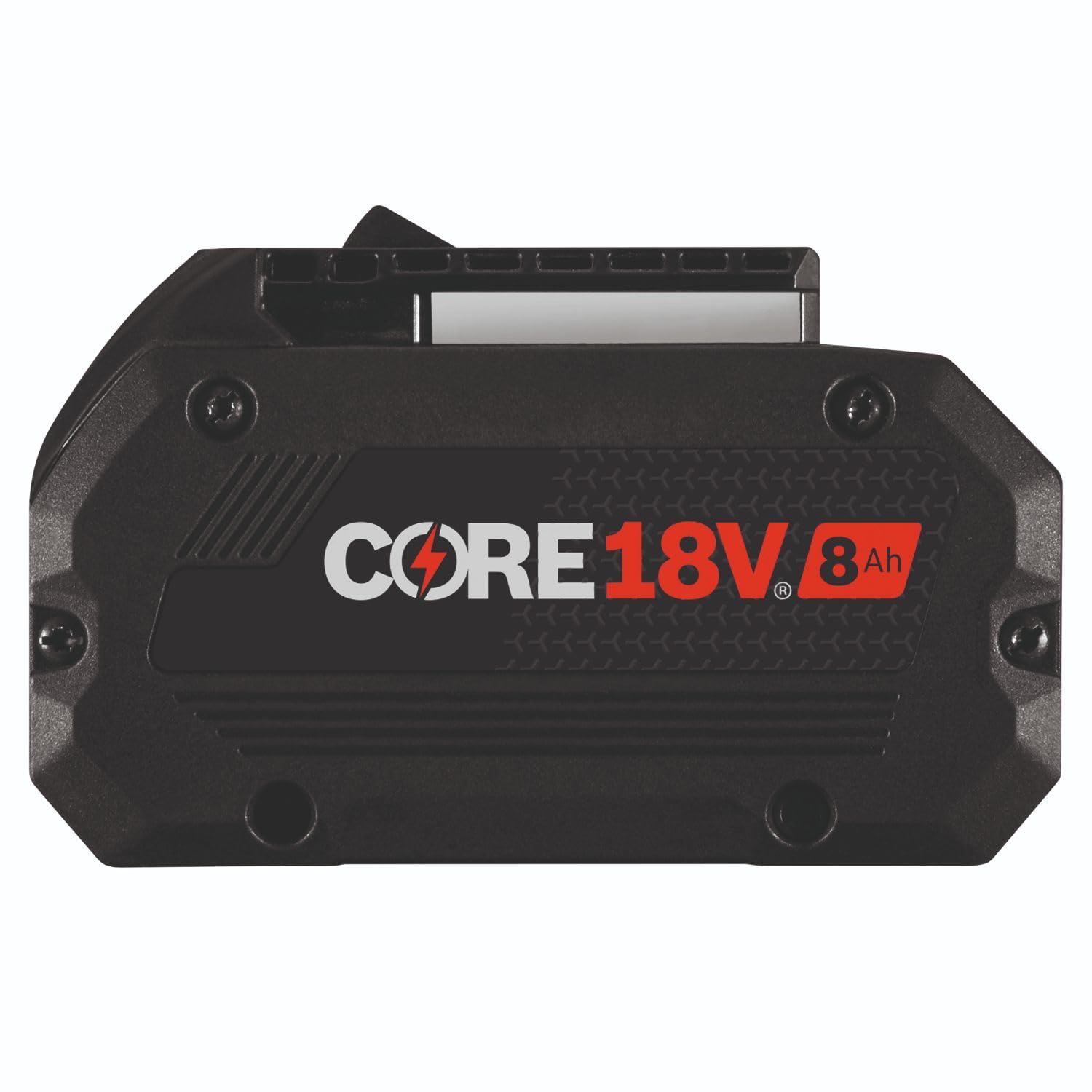 Bosch CORE18V80 CoolPack 2.0 technology showcases advanced cooling for longer life.