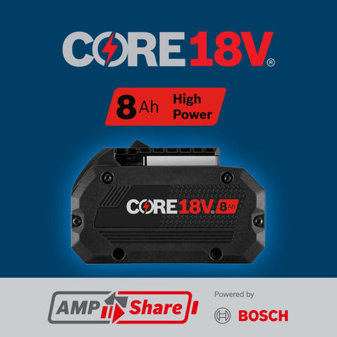 Bosch CORE18V80 flexible circuit board enhances efficiency and heat management.