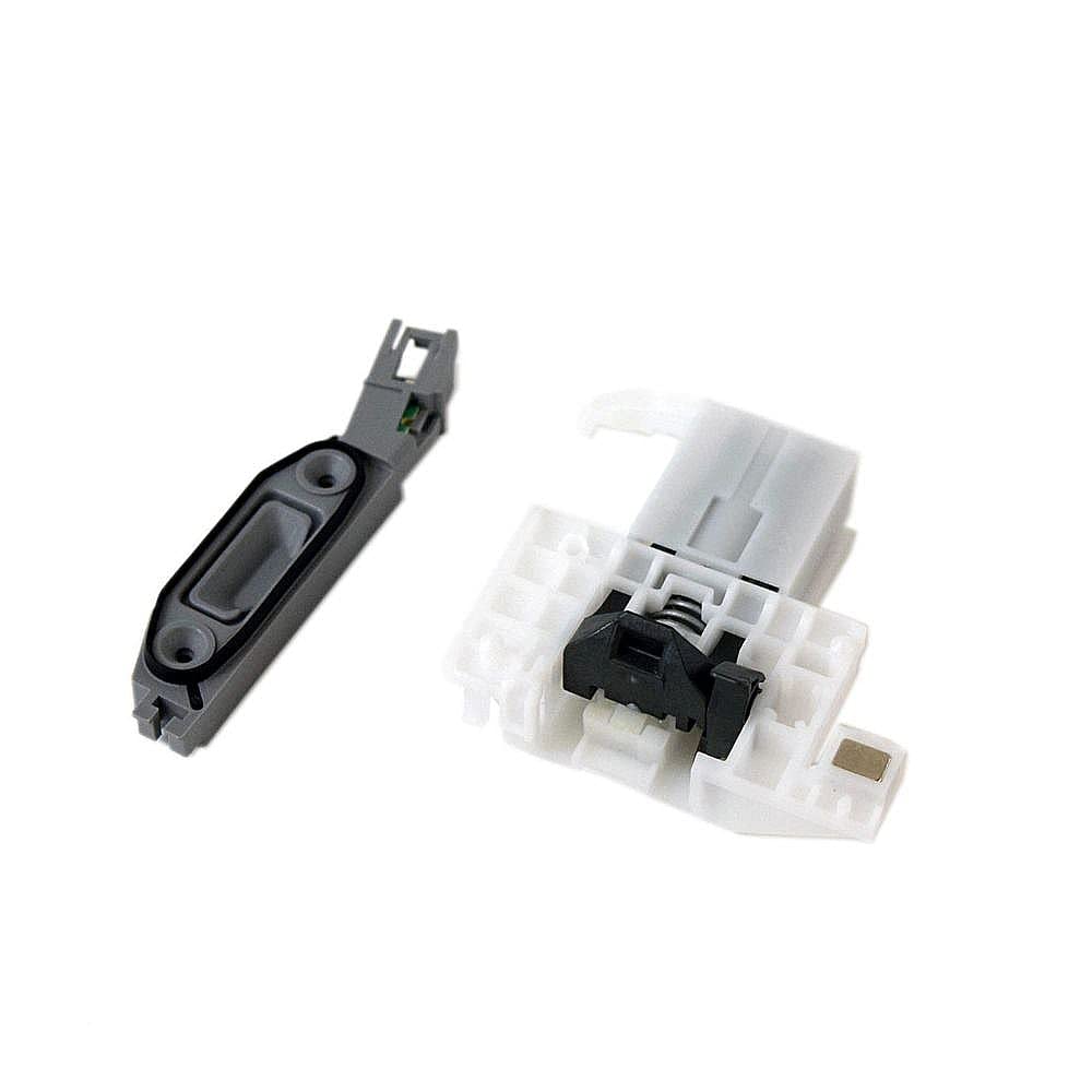 Bosch 00630783 door lock closeup showing OEM compatibility for Bosch dishwashers.