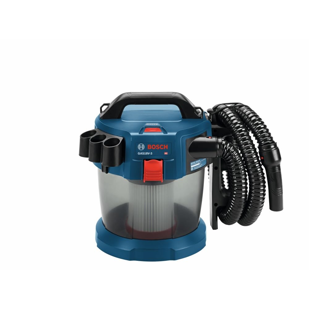 Bosch GAS18V-3N extension tubes extend reach into tight spaces