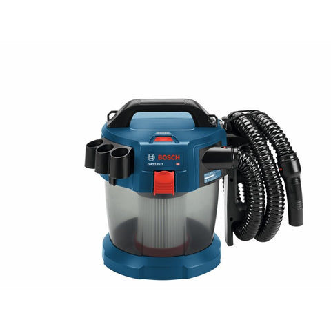 Bosch GAS18V-3N extension tubes extend reach into tight spaces