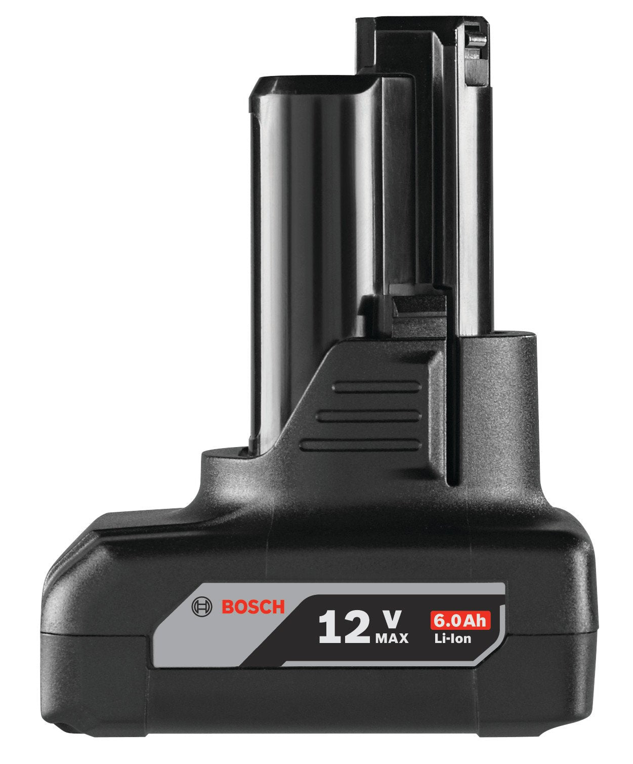Bosch GBA12V60 in-use with a cordless drill to illustrate extended runtime.