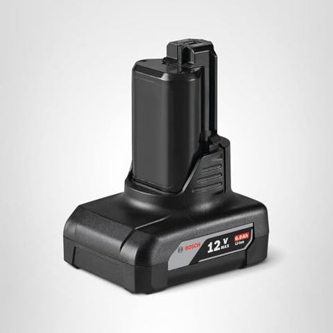 Bosch GBA12V60 packaging featuring warranty information and user guidance.