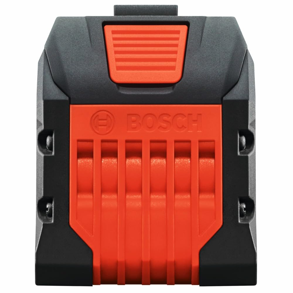 Bosch GBA18V120 charge-status indicator provides quick, high-resolution battery visibility