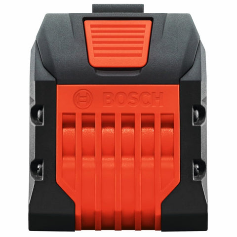 Bosch GBA18V120 charge-status indicator provides quick, high-resolution battery visibility