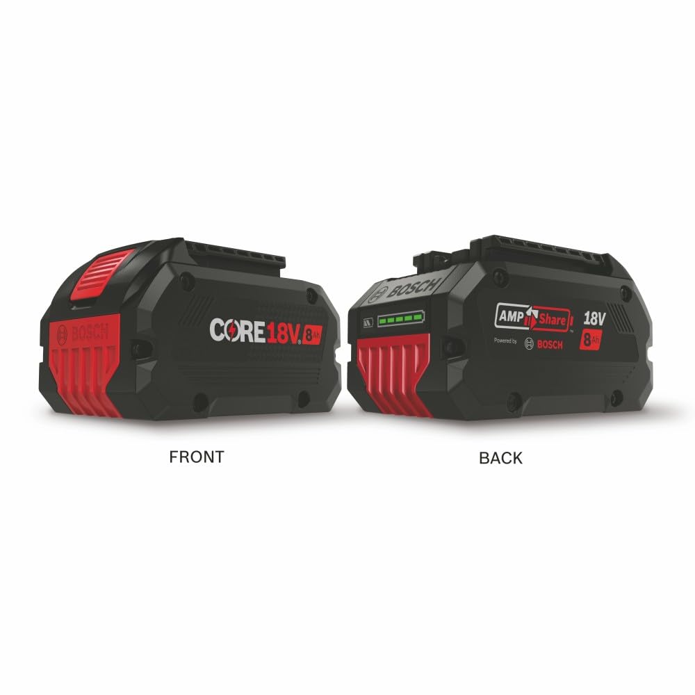 Bosch GBA18V80-2PK side profile shows slim form for balanced handling.