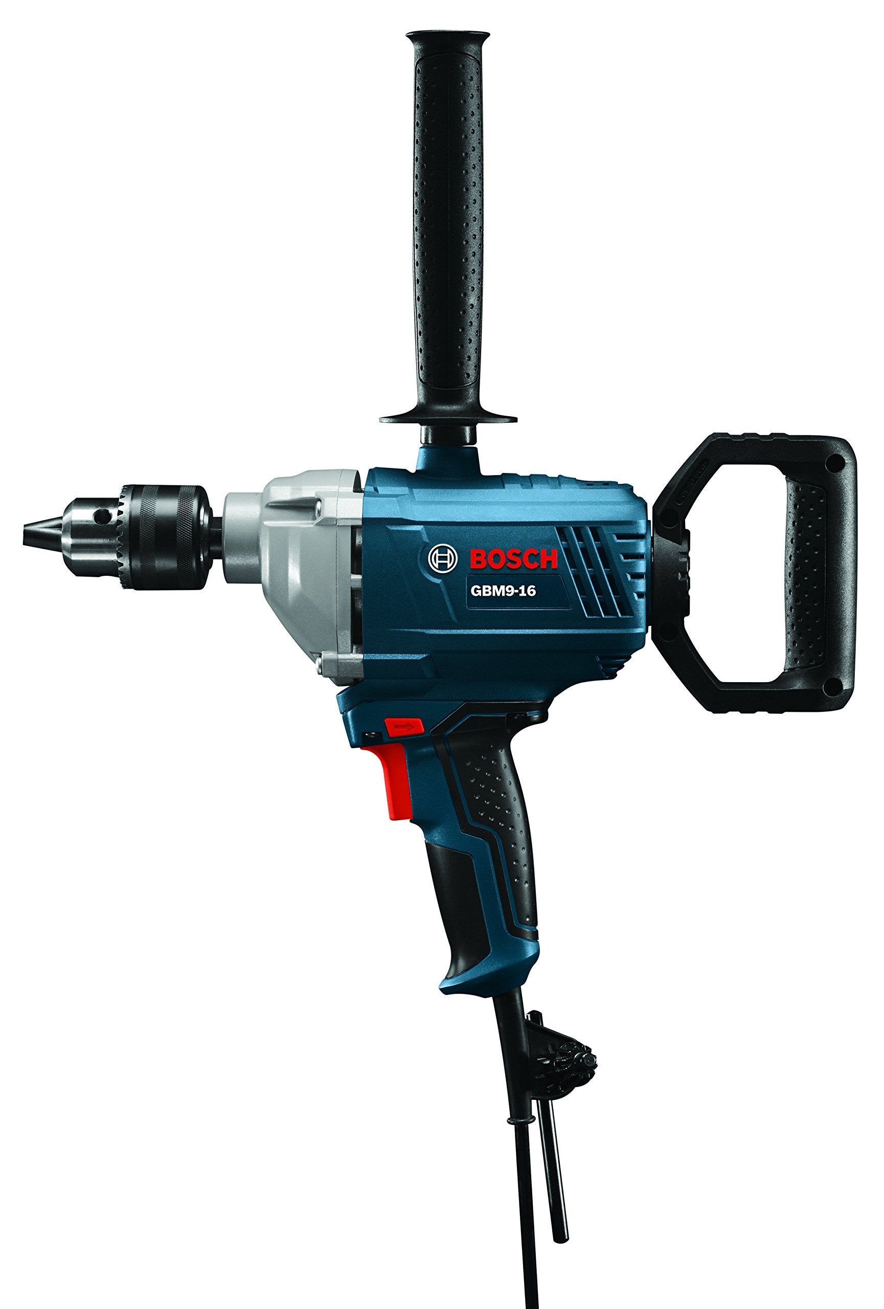 Bosch GBM9-16 magnesium front housing offers durable, lightweight construction.