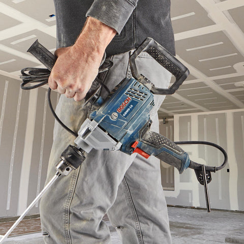 Bosch GBM9-16 two-finger trigger with lock-on simplifies mixing.