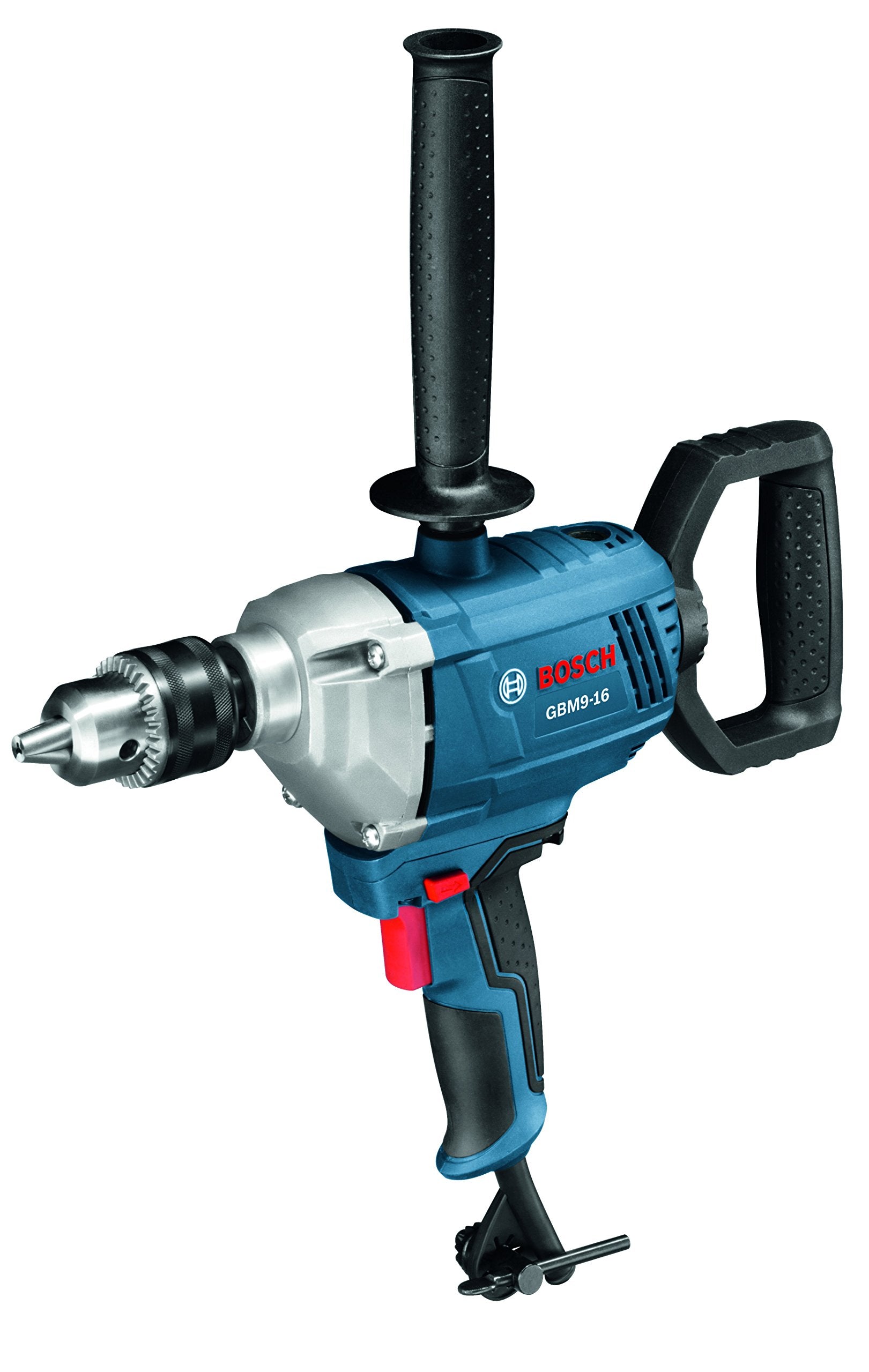 Bosch GBM9-16 heavy-duty keyed chuck accepts a wide range of accessories.