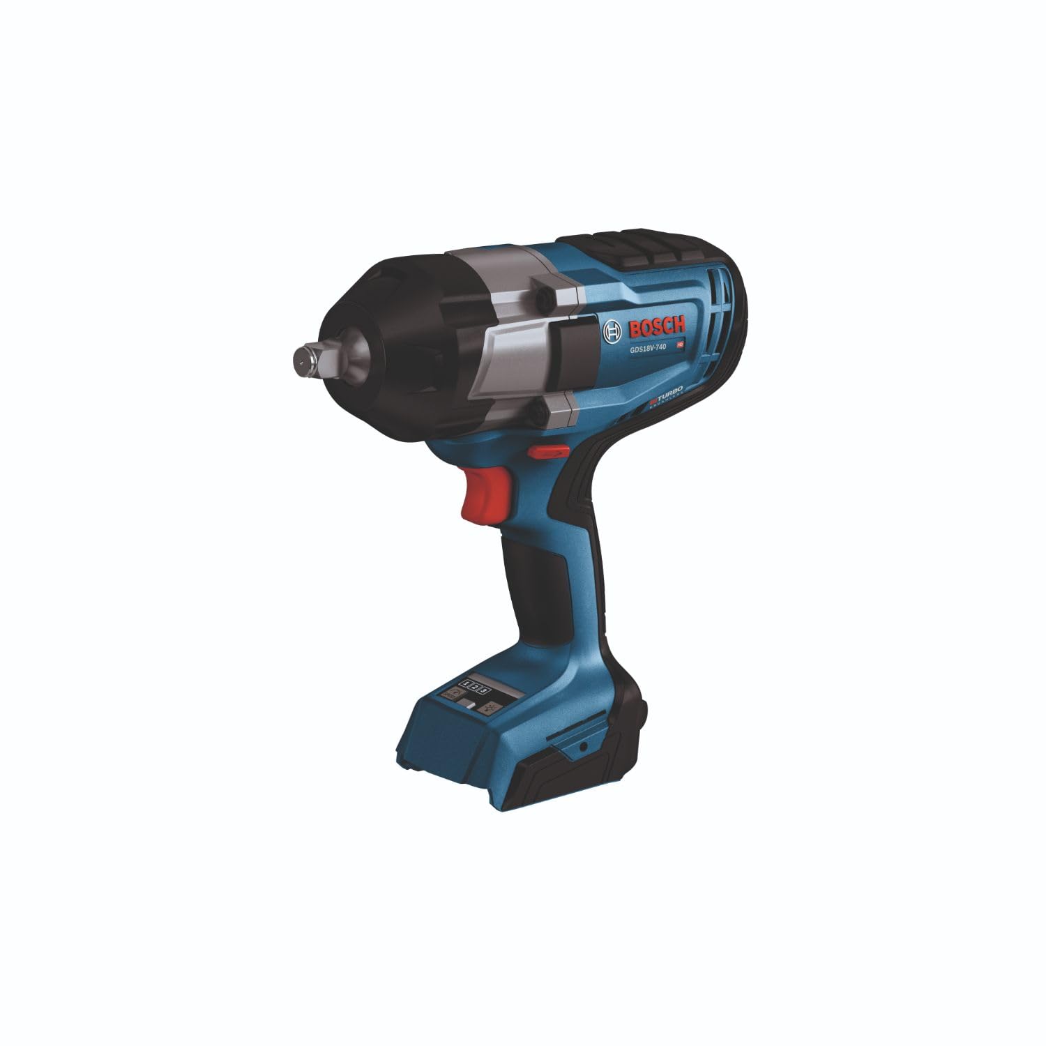 Bosch GDS18V-740N PROFACTOR side view highlighting compact profile and balanced weight