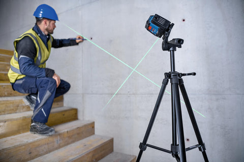 Bosch GLL50-20GL IP55-rated protection against dust and water.