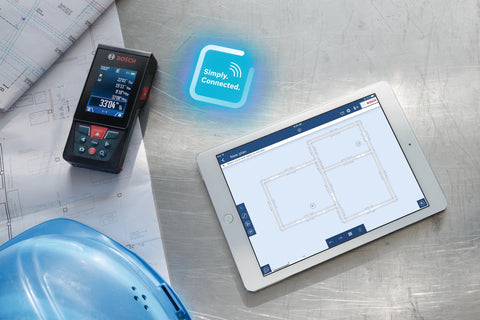 Bosch GLM400CL offers 11 measuring functions for versatile project data.
