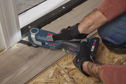 Bosch GOP18V-34N segmented blade closeup for sanding and grinding tasks