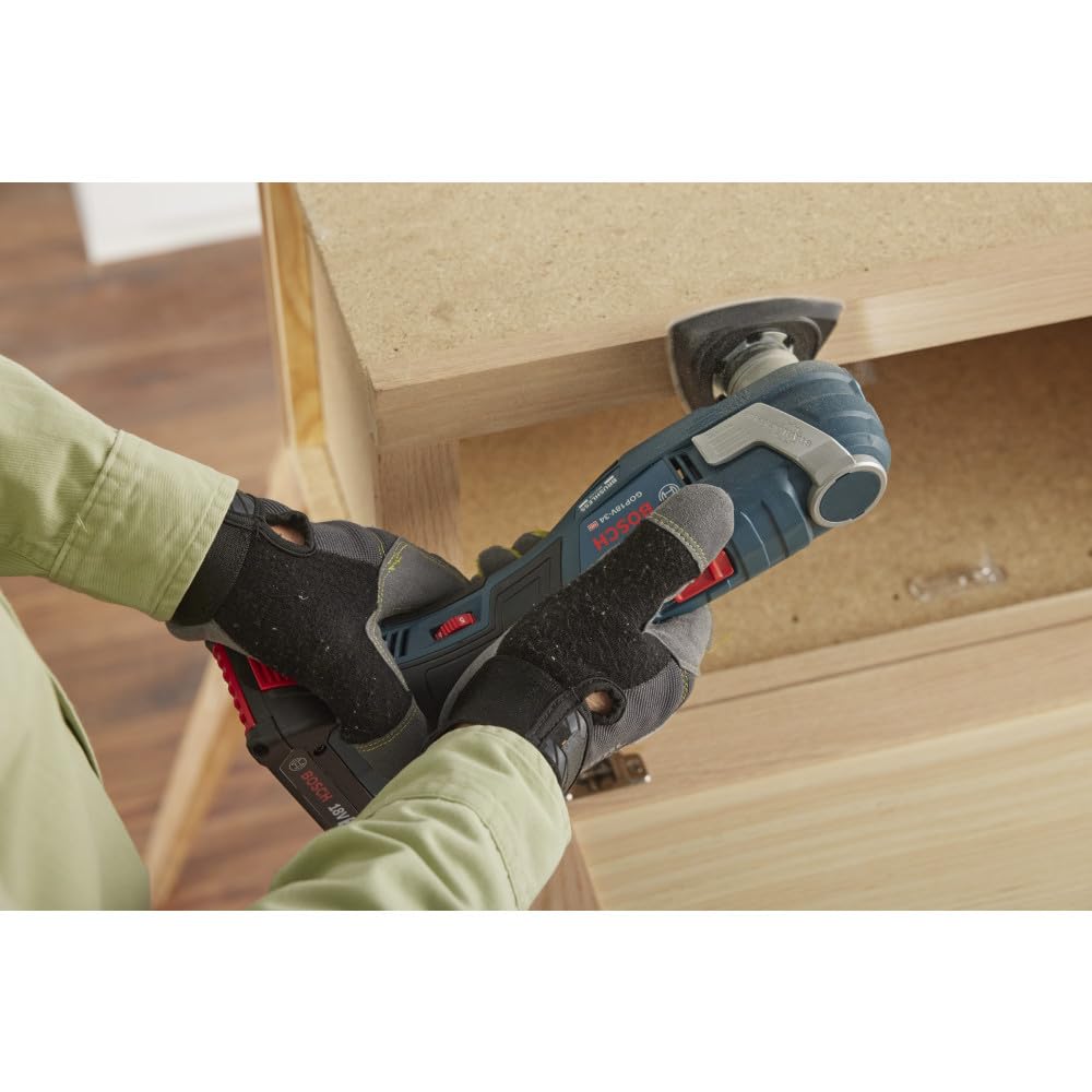 Bosch GOP18V-34N slim-grip design offers comfortable control with gloves