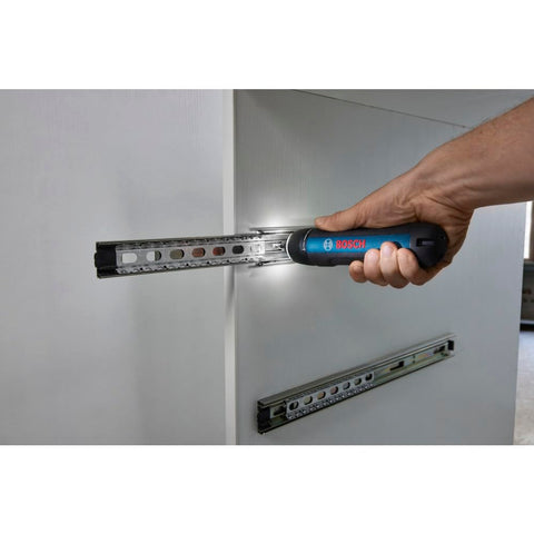 Bosch GSD4V-35 built in LED worklight illuminates dark workspaces