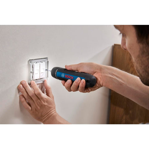 Bosch GSD4V-35 universal bit locker secures 1/4 hex bits for fast changes