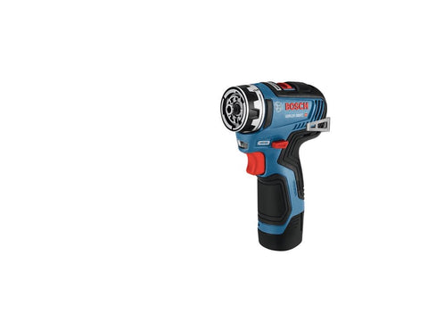 Magnetic bit holder on Bosch GSR12V-300FCB22 for quick changing bits