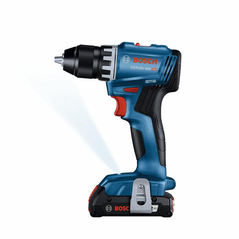 Bosch GSR18V-400B12 ergonomic grip for comfortable handling
