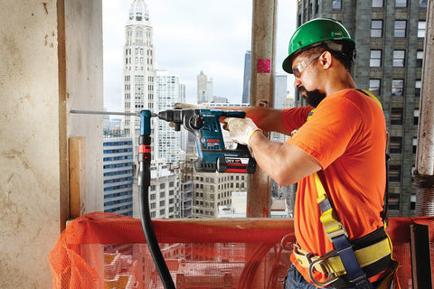 Bosch HC2122 8-inch length provides deep reach in masonry.