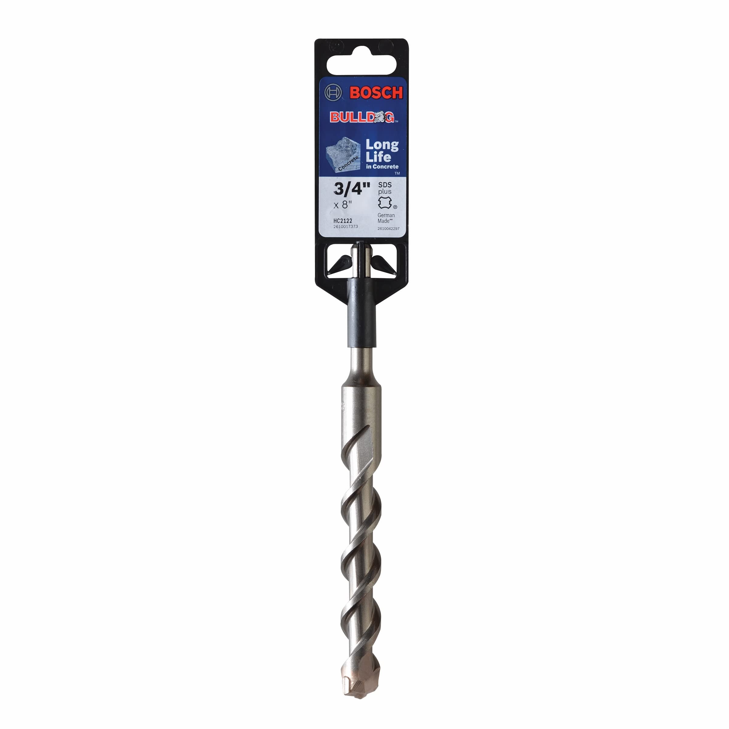 Bosch HC2122 centric-tip aids quick starts in concrete.