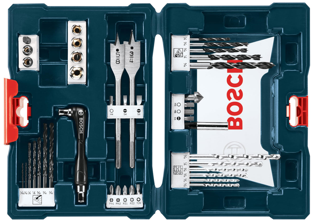 Bosch MS4041 case contents ready for portable organization and transport.