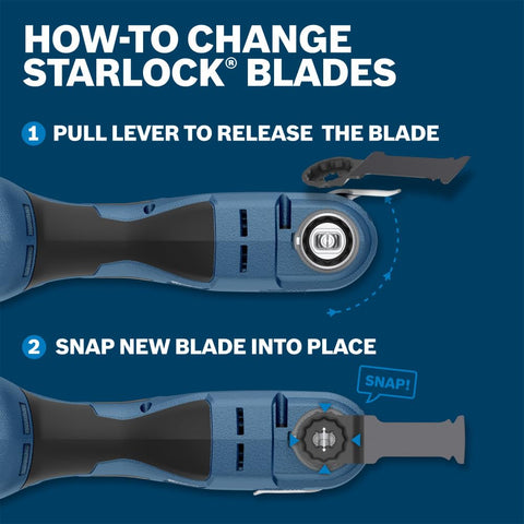 Bosch OSL234HG Starlock accessory ideal for tile edge finishing and grout work.