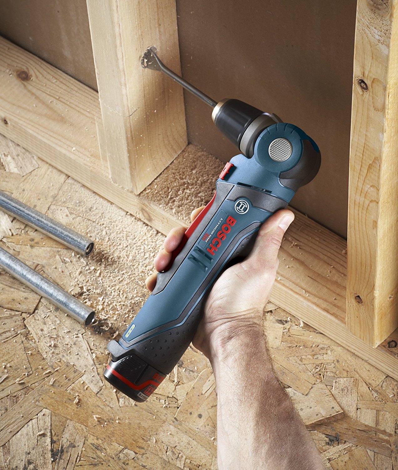 Bosch PS11-102 compact lightweight design offers balanced handling.