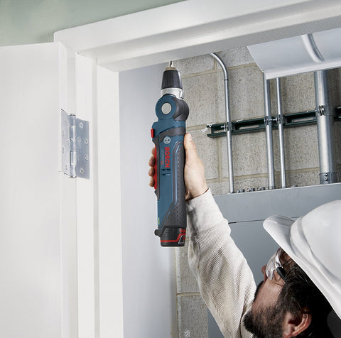 Bosch PS11-102 variable-speed trigger provides controlled drilling and driving.
