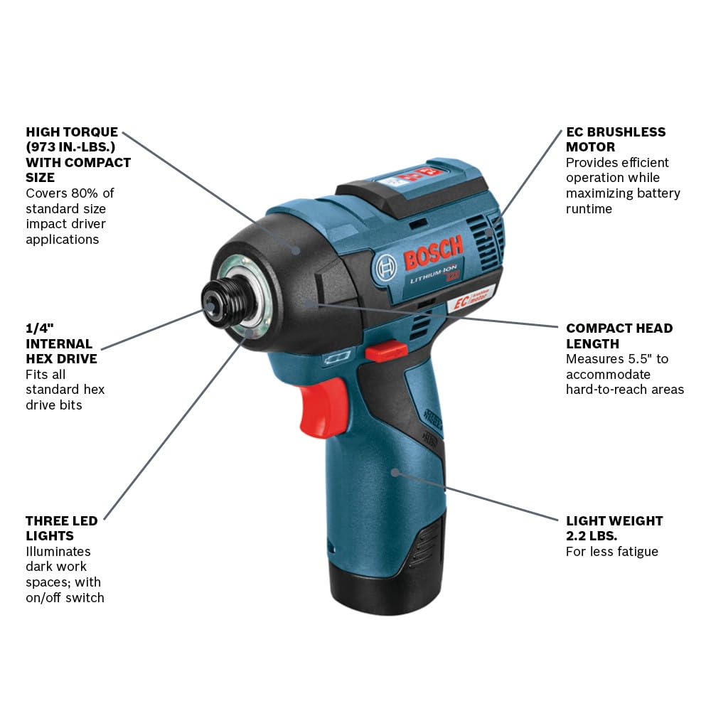 Bosch PS42N brushless motor emphasizes efficiency and longer runtime
