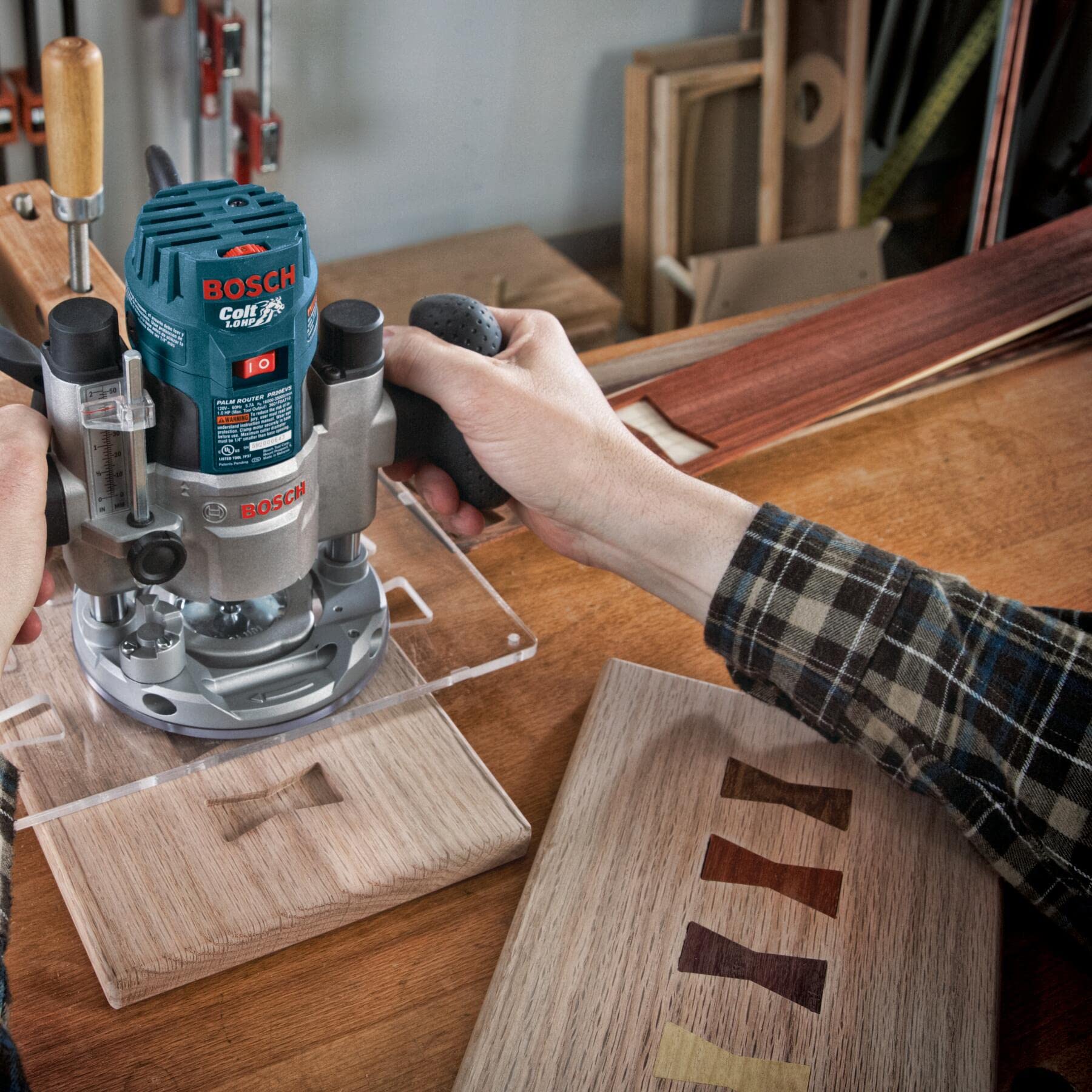 Bosch RBS030MBS wood composites capability for versatile projects.