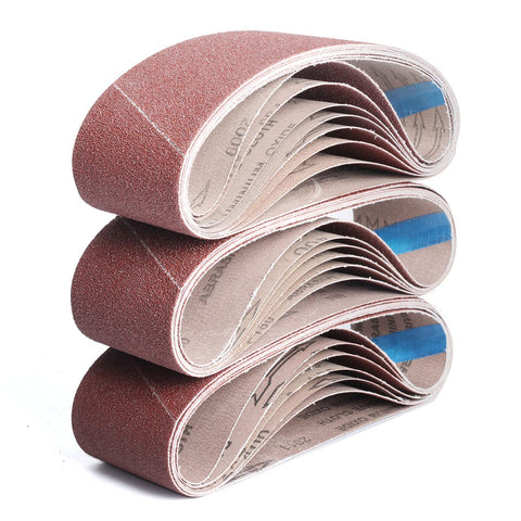 BOSHCRAFT 3x18 belt sander belts for smooth wood and metal prep