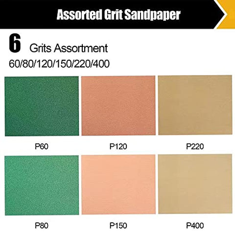 Boshcraft color-coded sandpaper grits streamlines selection for quick sanding workflows.
