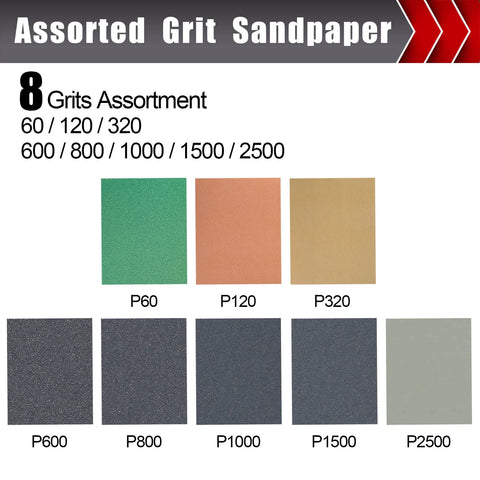BOSHCRAFT 320 grit sheet for intermediate finishing on wood, metal, and plastic