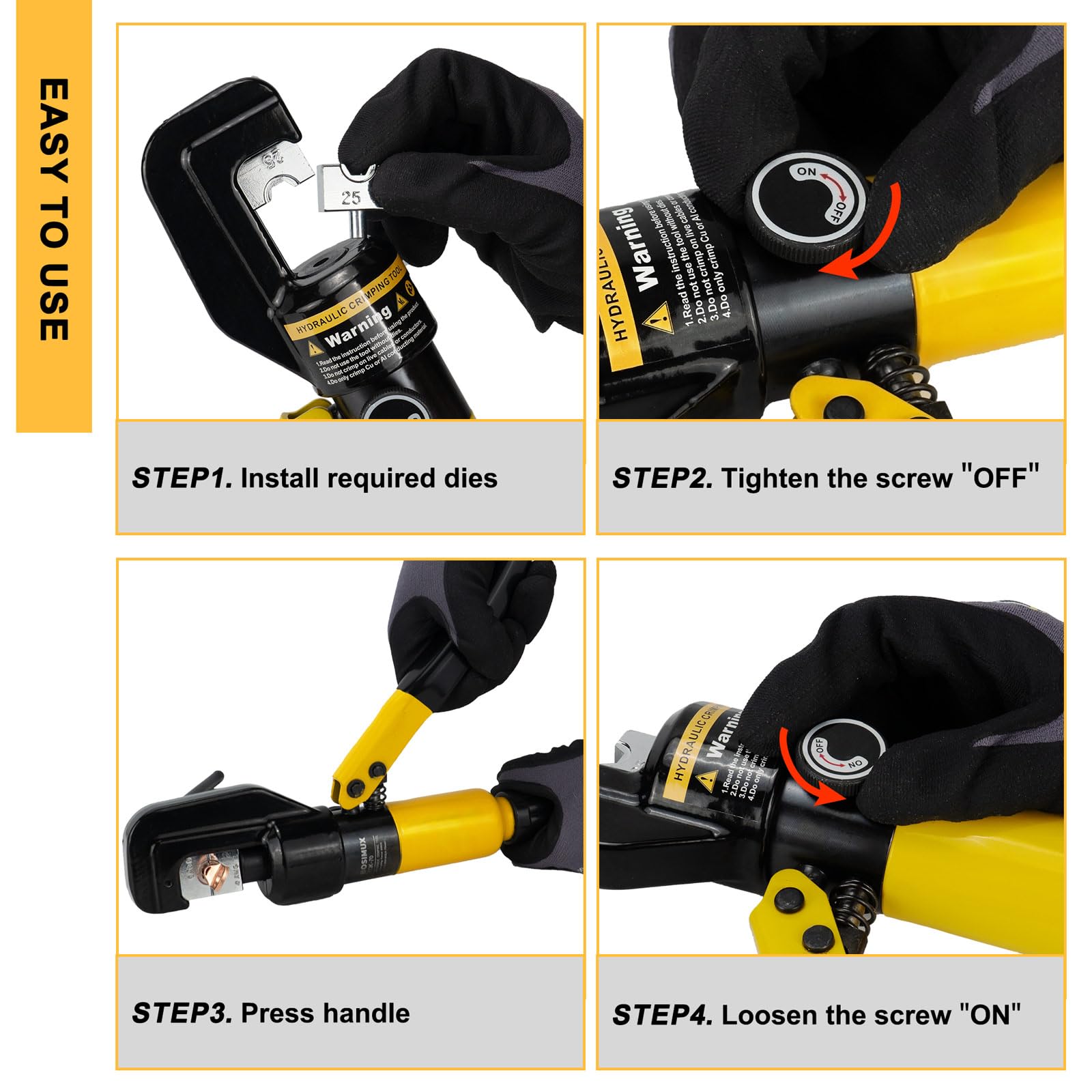 Quenched, durable Bosimux tool designed for tough environments.