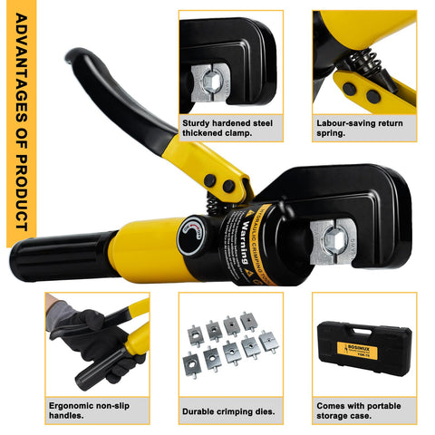 180-degree rotatable head enables flexible operation with Bosimux tool.