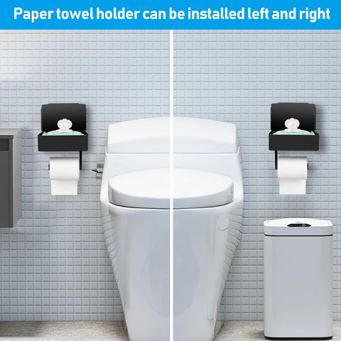 BOSOEI anti drop edge keeps toilet paper securely in place.