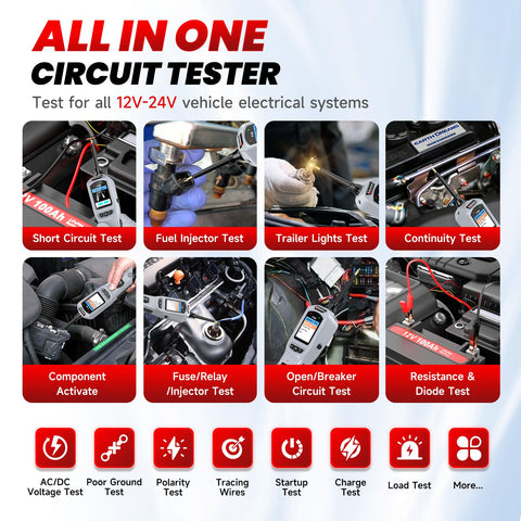 BossComm P180 fuel injector diagnosis detects clogging and spray issues