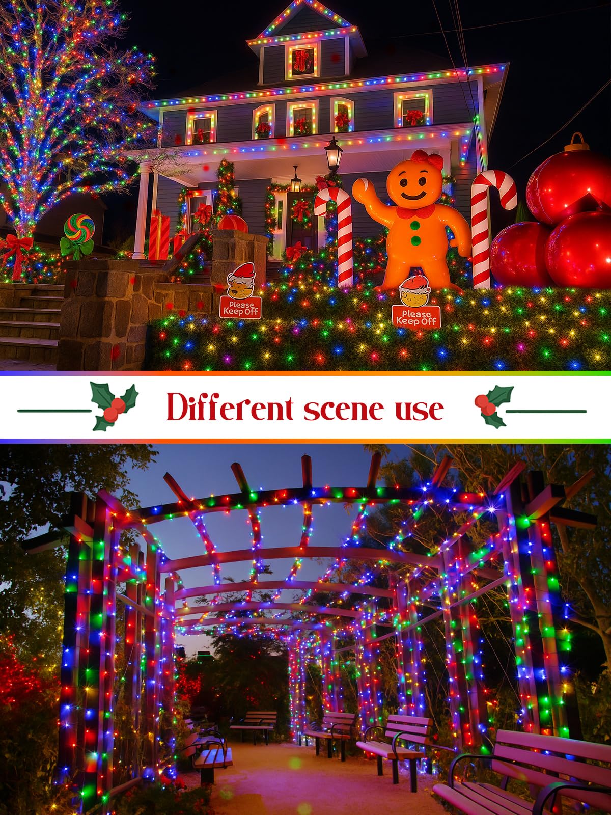 Flexible bendable lights from BOSSERN wrap around décor easily