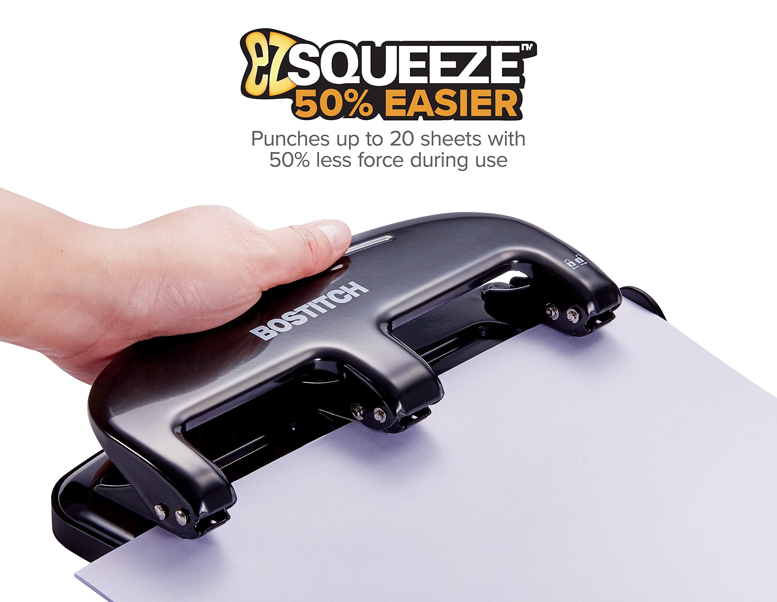 Bostitch HP20 side profile shows locking handle for compact storage.