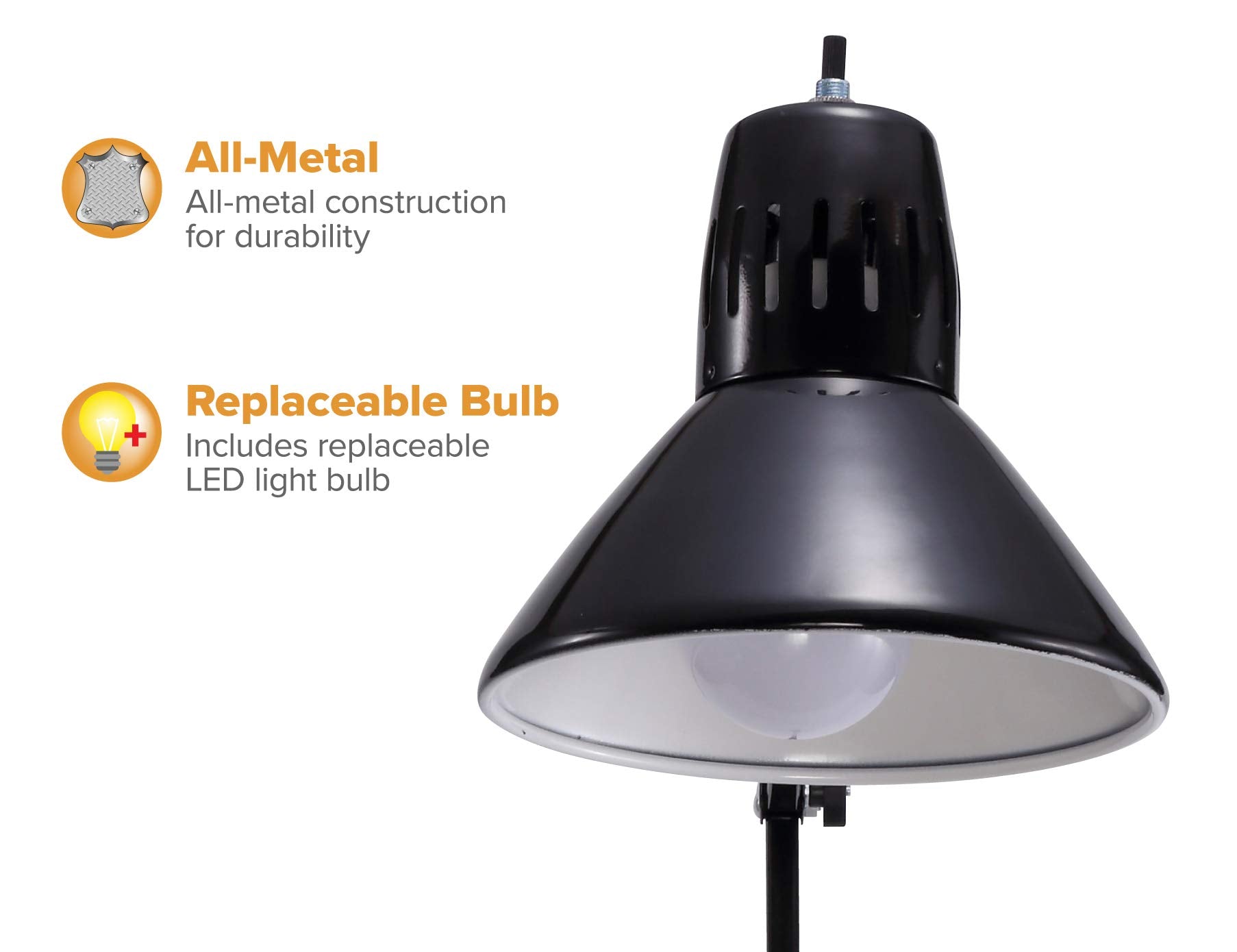 Bostitch VLF100 with 36-inch reach clears monitors for broad, even illumination