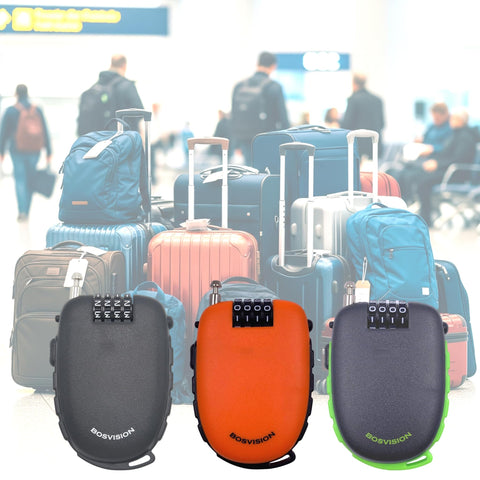 Bosvision vinyl-coated cable lock delivering durable protection for everyday items.