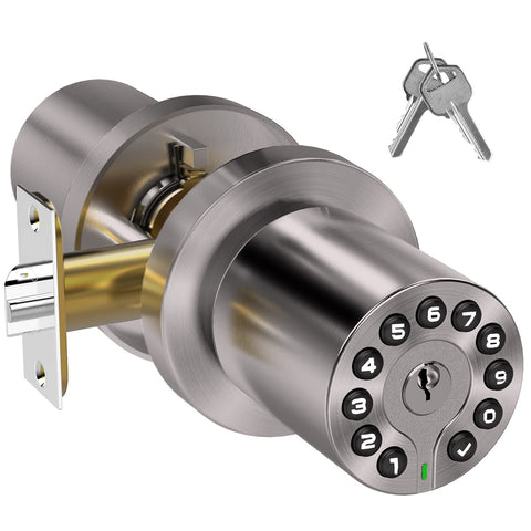 BOTHSTAR keypad door knob front view showing keyless entry for quick home entry