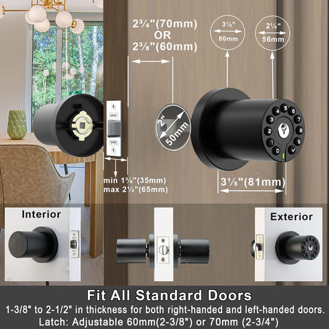BOTHSTAR keypad knob in office and home use, silent mode.
