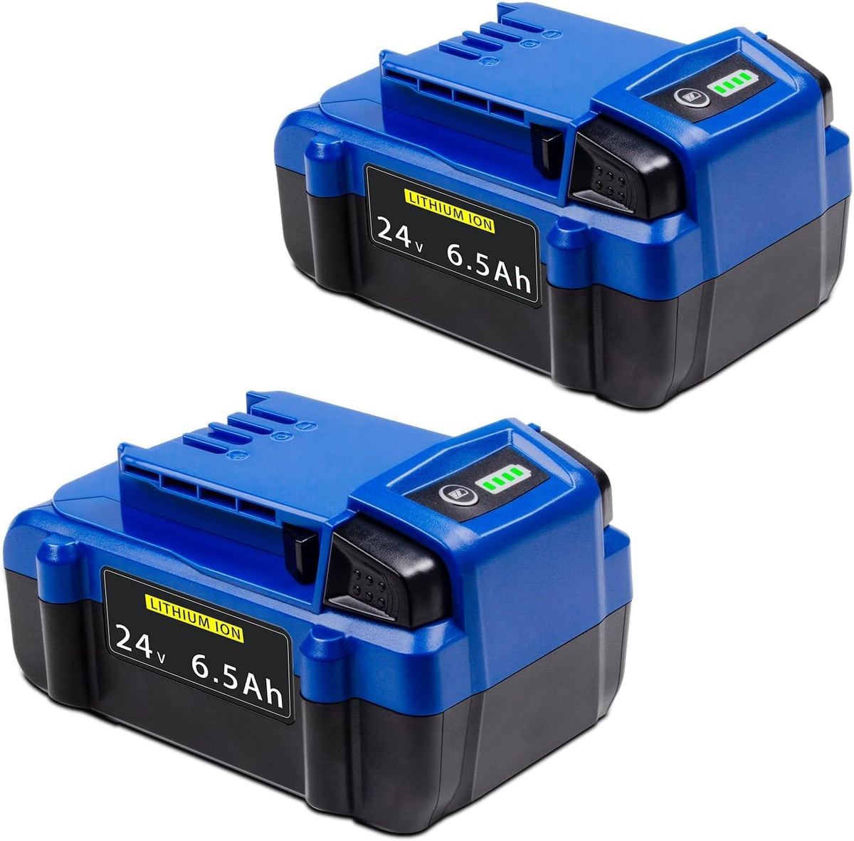 BOTKK 6500mAh replacement battery for Kobalt 24V with extended runtime