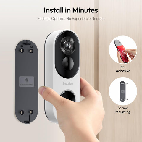 BOTSLAB 2K doorbell intelligent notifications streamline security checks