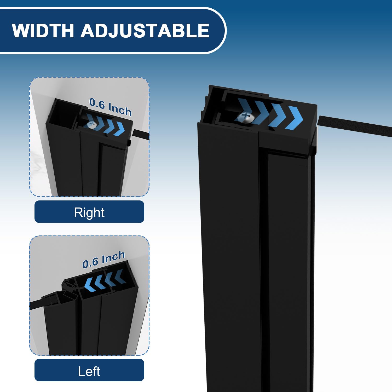Botwinkle pivot shower door magnetic seal reduces leaks for a drier bathroom.