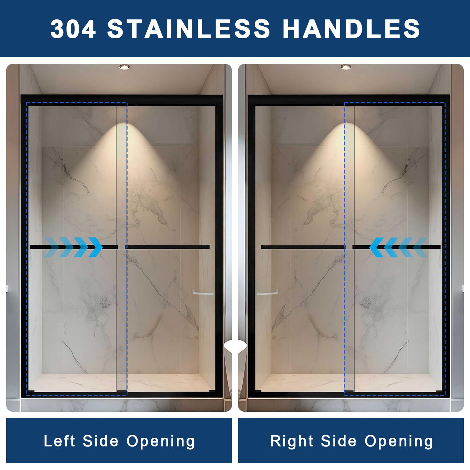 Botwinkle 304 stainless steel hardware supports durable sliding performance.