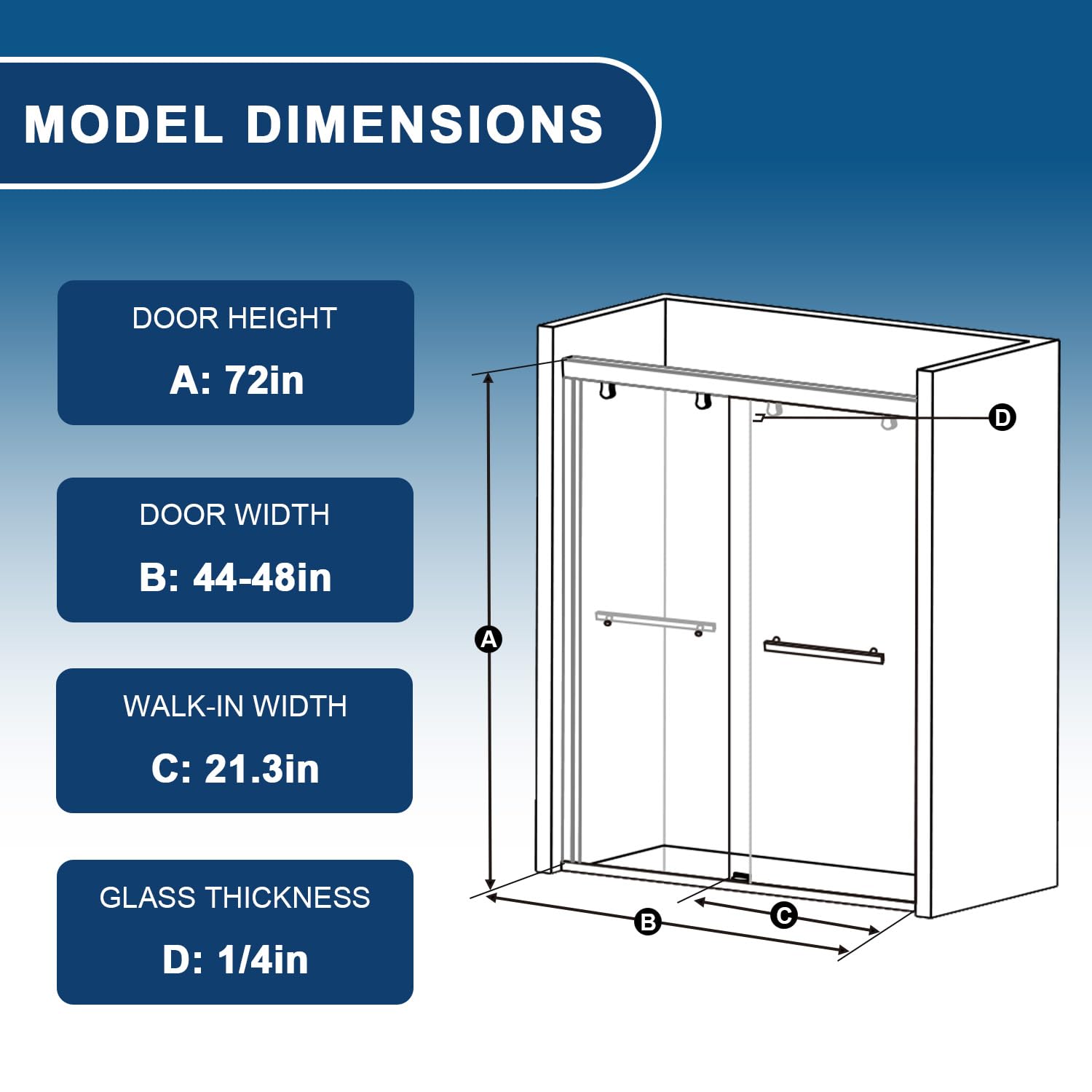 Botwinkle semi-frameless design enhances modern bathroom aesthetics.