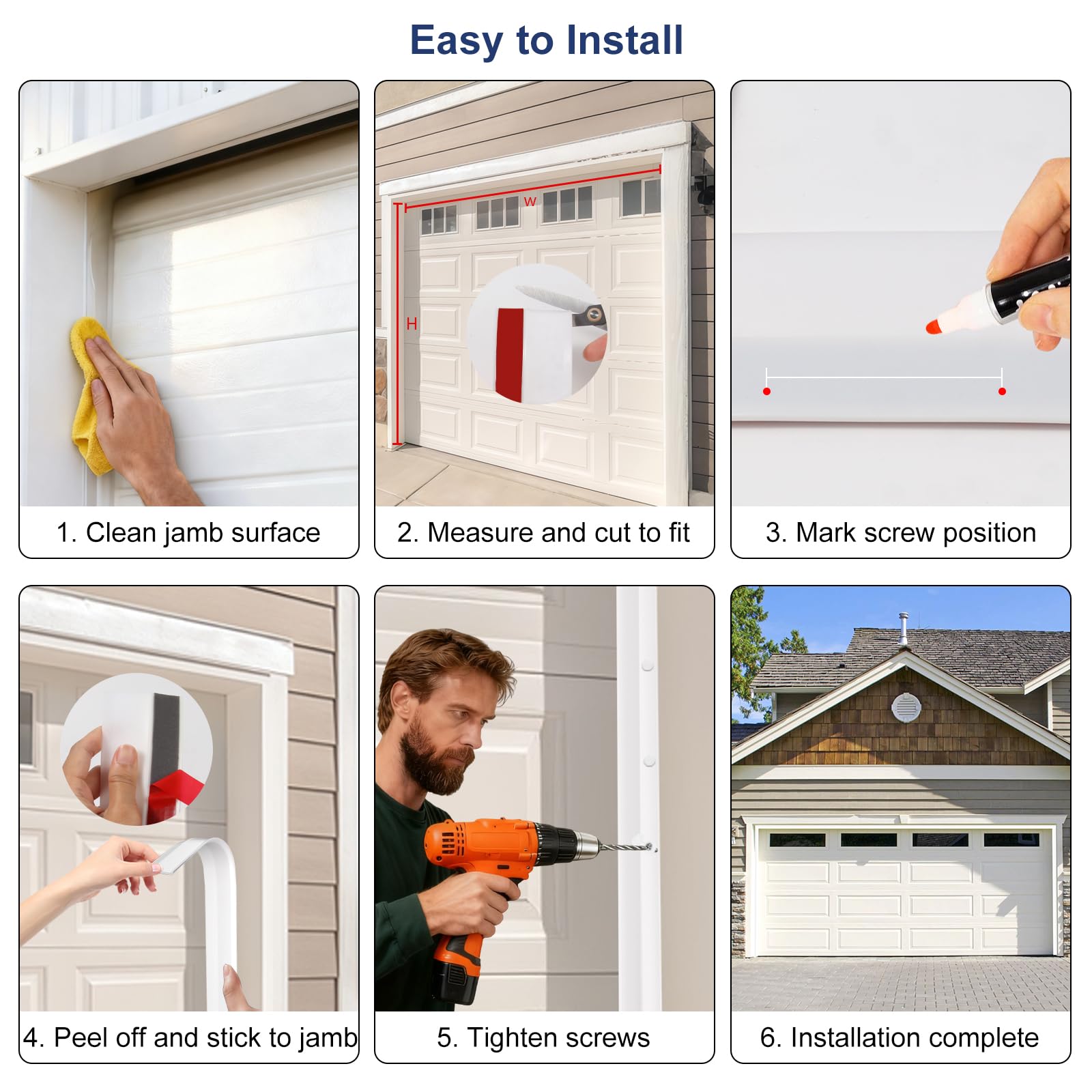 Botyboty flexible TPE seal adapts to uneven door shapes with easy trimming
