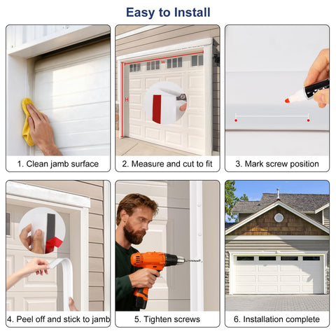 Botyboty flexible TPE seal adapts to uneven door shapes with easy trimming